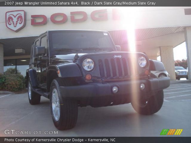 2007 Jeep Wrangler Unlimited Sahara 4x4 in Black