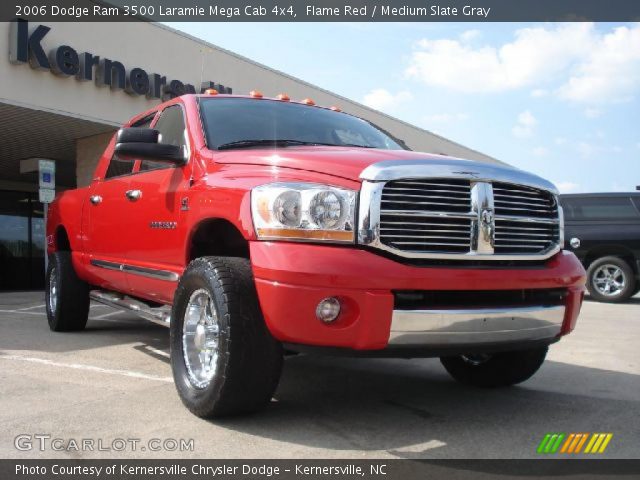 2006 Dodge Ram 3500 Laramie Mega Cab 4x4 in Flame Red