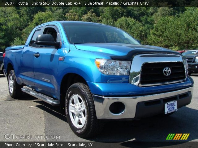 2007 Toyota Tundra SR5 Double Cab 4x4 in Blue Streak Metallic