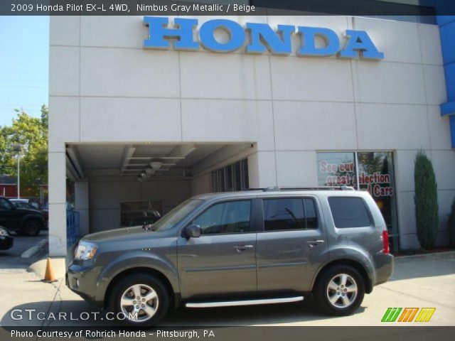 2009 Honda Pilot EX-L 4WD in Nimbus Gray Metallic