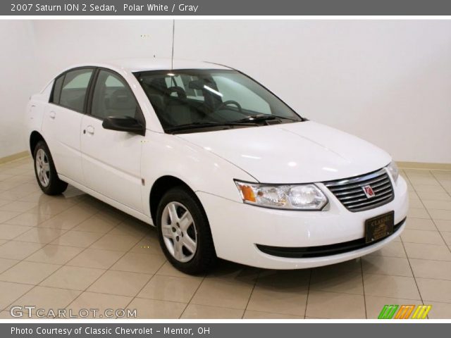 2007 Saturn ION 2 Sedan in Polar White