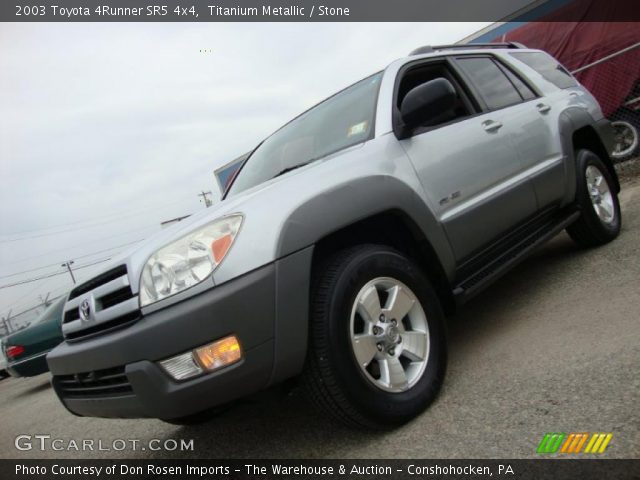 2003 Toyota 4Runner SR5 4x4 in Titanium Metallic