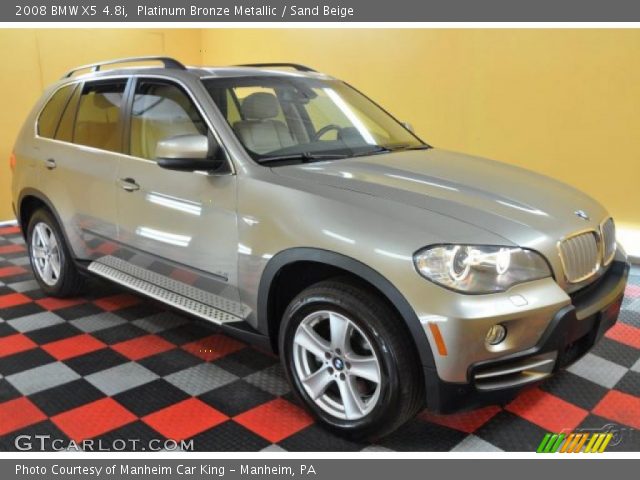 2008 BMW X5 4.8i in Platinum Bronze Metallic