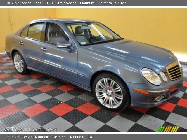 2007 Mercedes-Benz E 350 4Matic Sedan in Platinum Blue Metallic