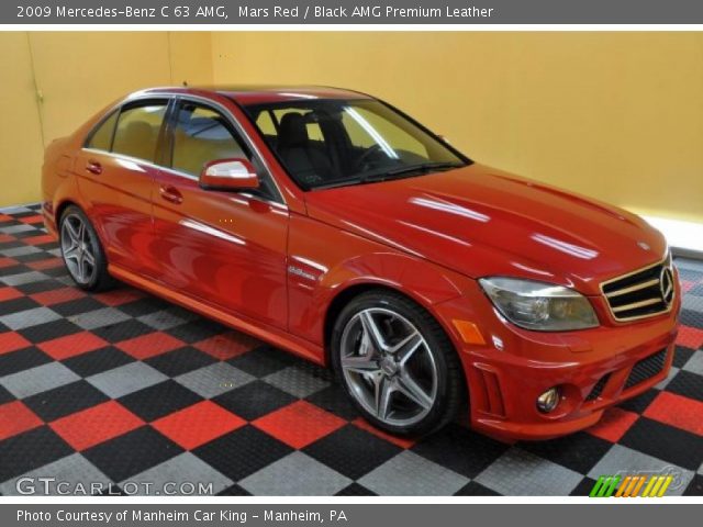 2009 Mercedes-Benz C 63 AMG in Mars Red