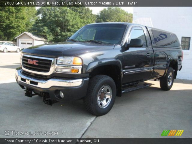 2003 GMC Sierra 2500HD Regular Cab 4x4 in Carbon Metallic