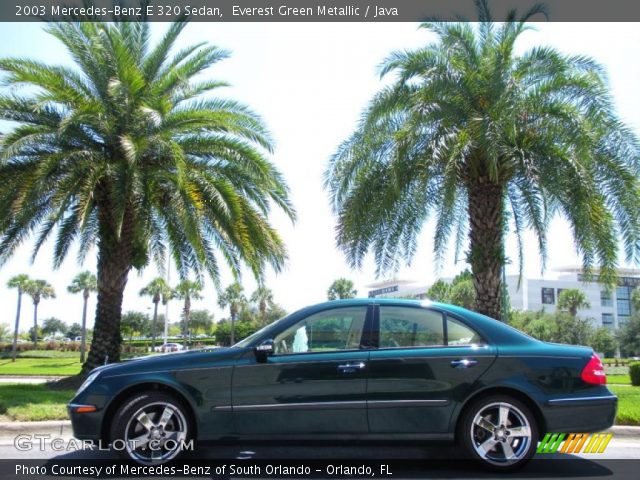 2003 Mercedes-Benz E 320 Sedan in Everest Green Metallic
