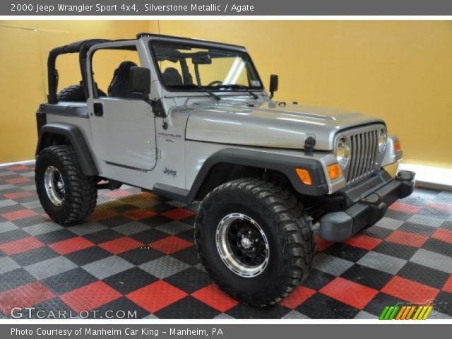 2000 Jeep Wrangler Sport 4x4 in Silverstone Metallic