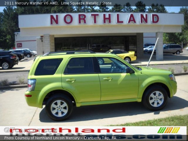 2011 Mercury Mariner V6 AWD in Lime Squeeze Metallic