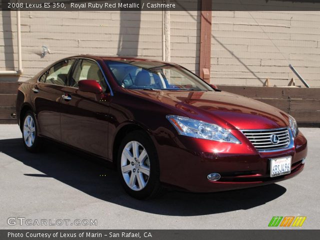 2008 Lexus ES 350 in Royal Ruby Red Metallic