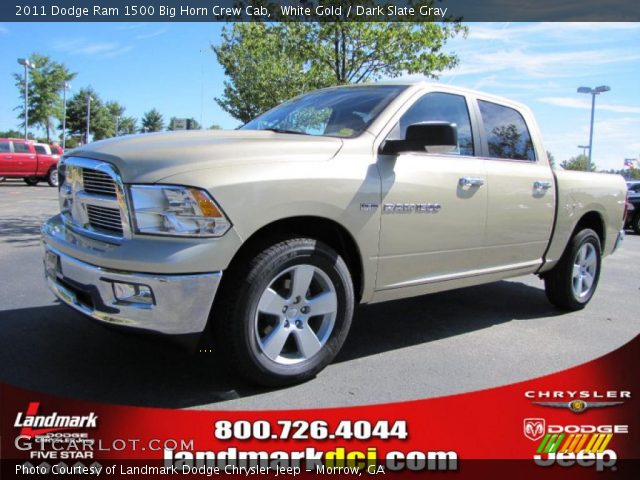 2011 Dodge Ram 1500 Big Horn Crew Cab in White Gold