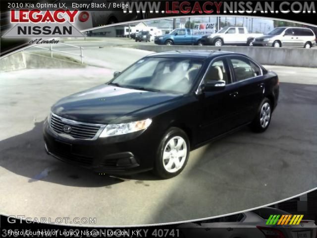 2010 Kia Optima LX in Ebony Black