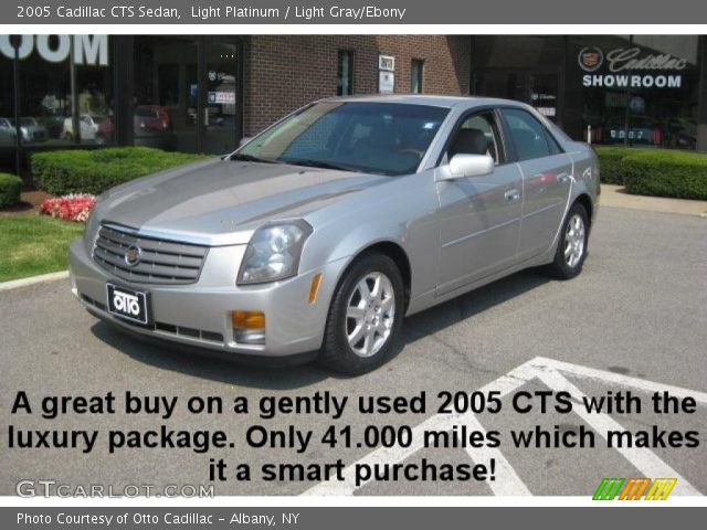 2005 Cadillac CTS Sedan in Light Platinum