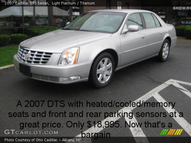 2007 Cadillac DTS Sedan in Light Platinum