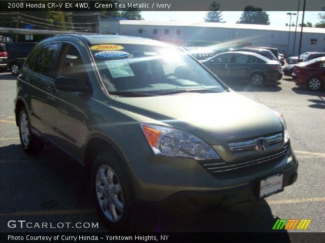 2008 Honda CR-V EX 4WD in Green Tea Metallic