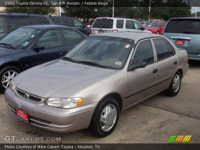 2000 Toyota Corolla VE in Sandrift Metallic