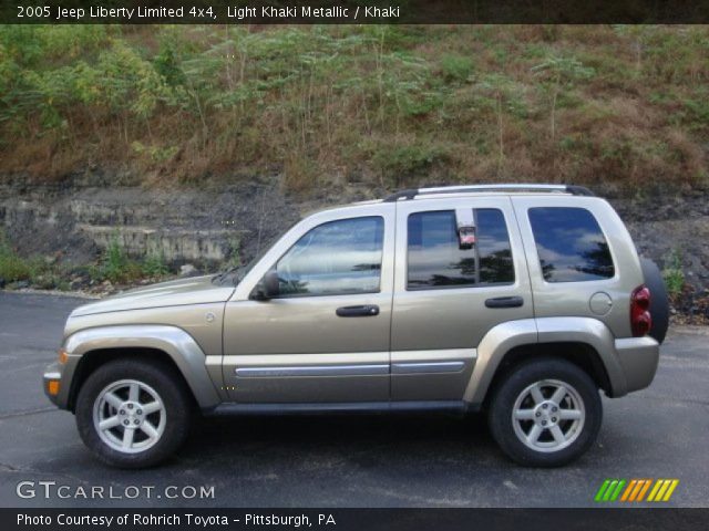 2005 Jeep Liberty Limited 4x4 in Light Khaki Metallic