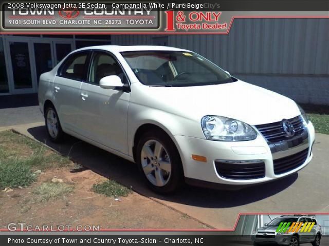 2008 Volkswagen Jetta SE Sedan in Campanella White