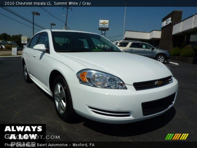 2010 Chevrolet Impala LS in Summit White