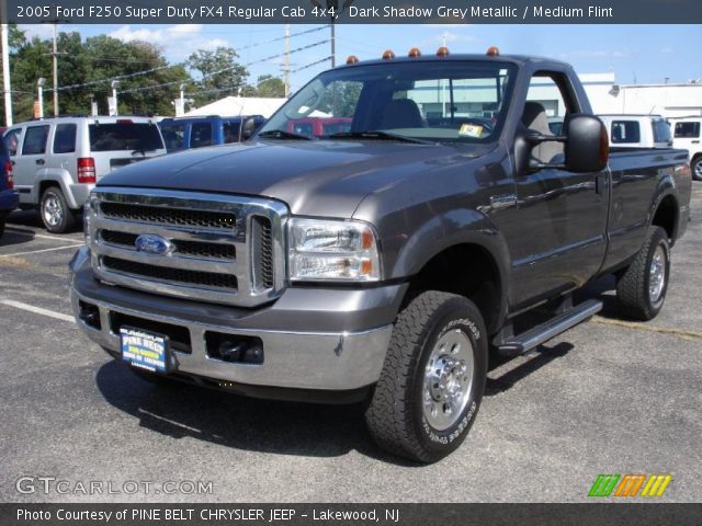 2005 Ford F250 Super Duty FX4 Regular Cab 4x4 in Dark Shadow Grey Metallic