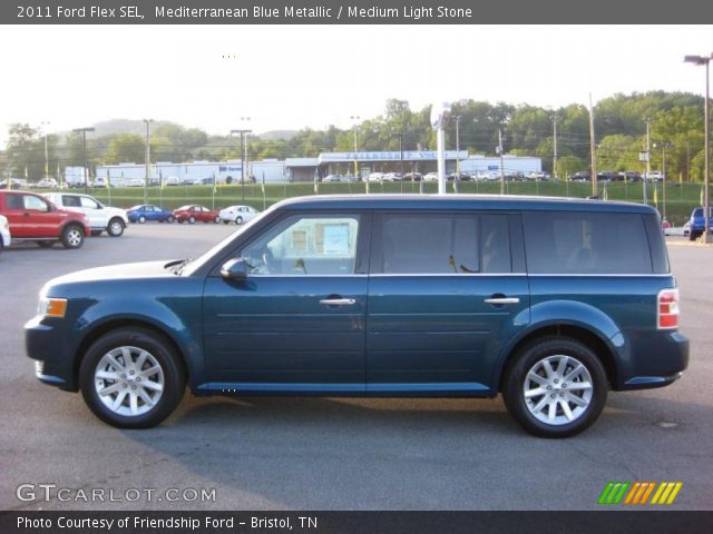 2011 Ford Flex SEL in Mediterranean Blue Metallic