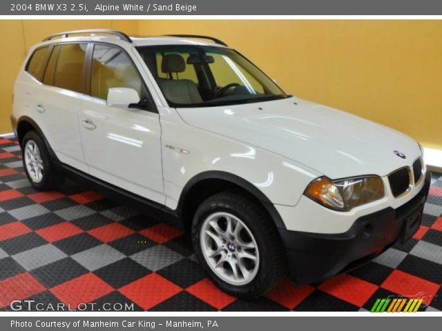 2004 BMW X3 2.5i in Alpine White