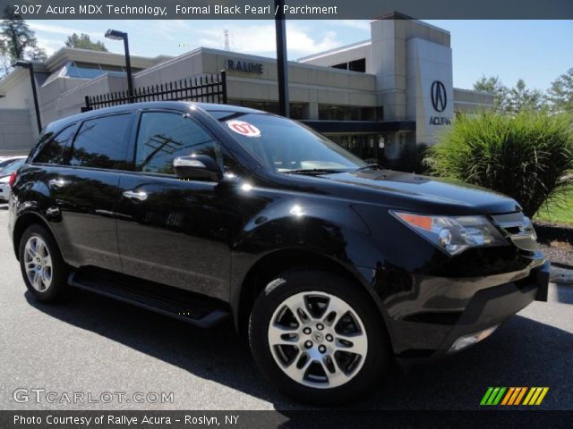 2007 Acura MDX Technology in Formal Black Pearl