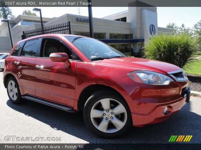 2007 Acura RDX  in Moroccan Red Pearl