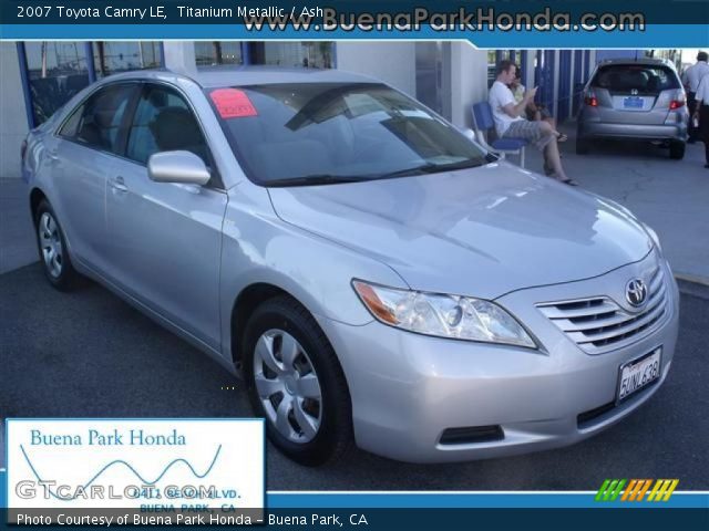 2007 Toyota Camry LE in Titanium Metallic