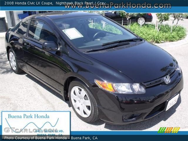 2008 Honda Civic LX Coupe in Nighthawk Black Pearl
