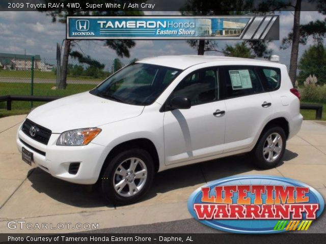 2009 Toyota RAV4 4WD in Super White