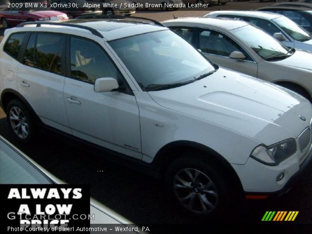 2009 BMW X3 xDrive30i in Alpine White