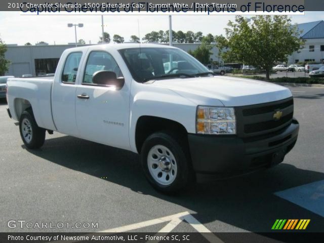 2010 Chevrolet Silverado 1500 Extended Cab in Summit White