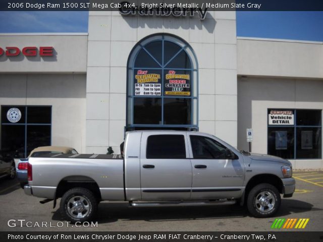 2006 Dodge Ram 1500 SLT Mega Cab 4x4 in Bright Silver Metallic