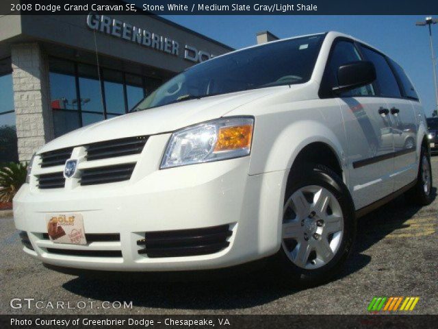 2008 Dodge Grand Caravan SE in Stone White