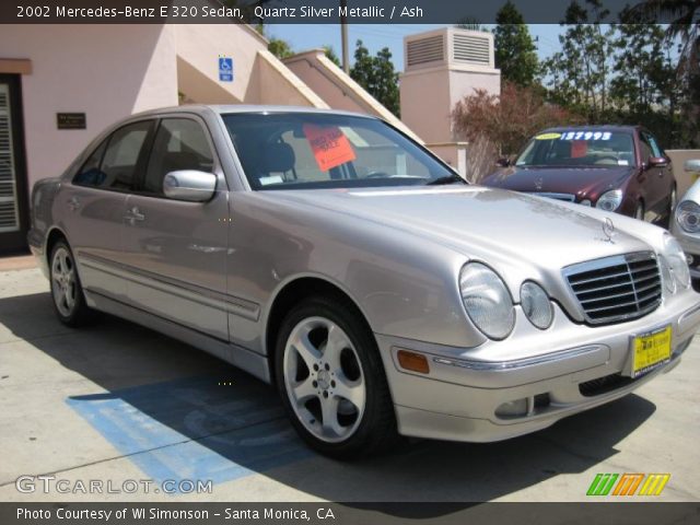 2002 Mercedes-Benz E 320 Sedan in Quartz Silver Metallic