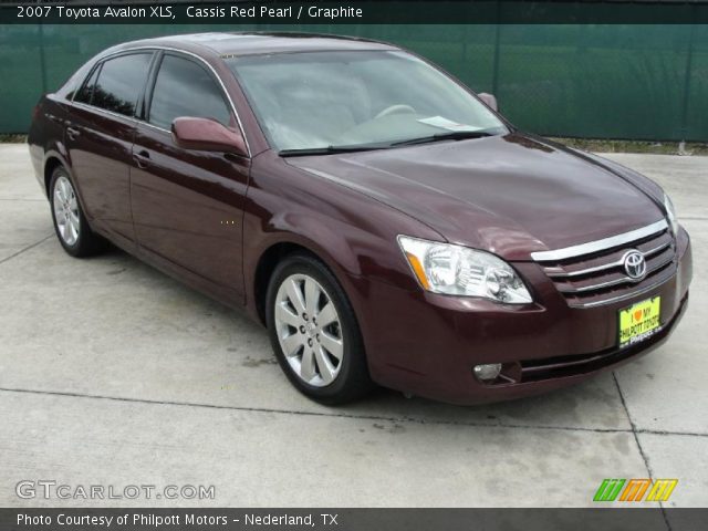 2007 Toyota Avalon XLS in Cassis Red Pearl