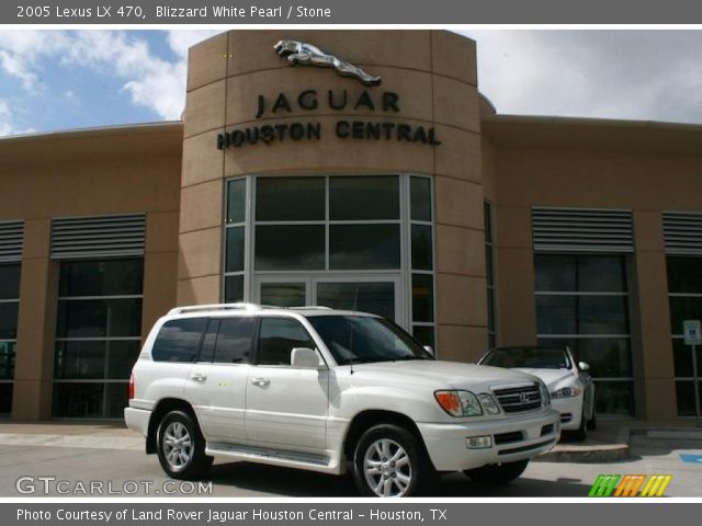2005 Lexus LX 470 in Blizzard White Pearl