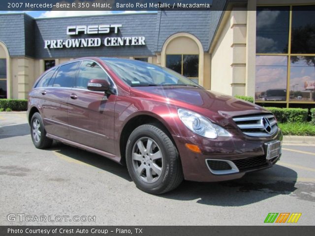 2007 Mercedes-Benz R 350 4Matic in Barolo Red Metallic