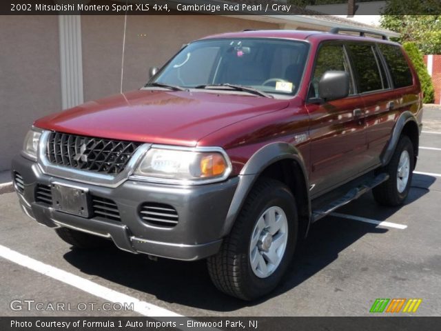 2002 Mitsubishi Montero Sport XLS 4x4 in Cambridge Red Pearl