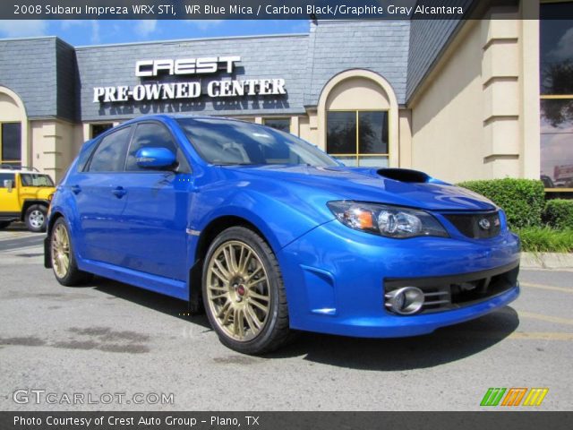 2008 Subaru Impreza WRX STi in WR Blue Mica