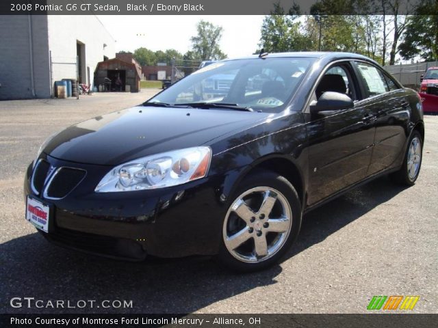 2008 Pontiac G6 GT Sedan in Black