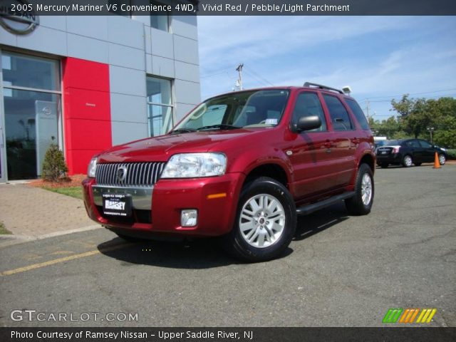 2005 Mercury Mariner V6 Convenience 4WD in Vivid Red