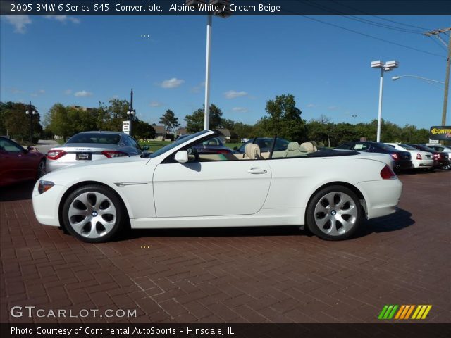 2005 BMW 6 Series 645i Convertible in Alpine White