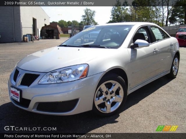 2009 Pontiac G6 Sedan in Quicksilver Metallic