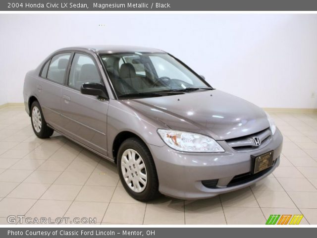 2004 Honda Civic LX Sedan in Magnesium Metallic