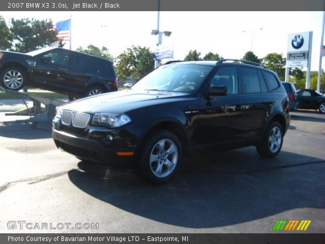2007 BMW X3 3.0si in Jet Black