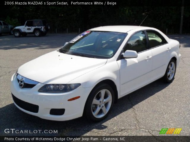 2006 Mazda MAZDA6 s Sport Sedan in Performance White