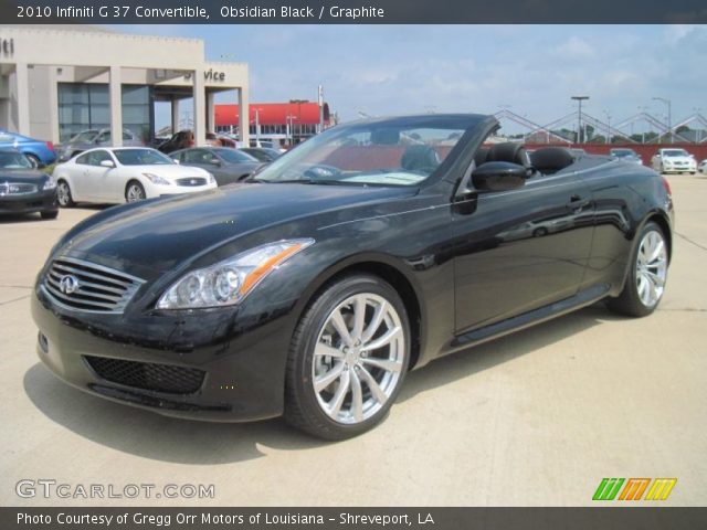 2010 Infiniti G 37 Convertible in Obsidian Black