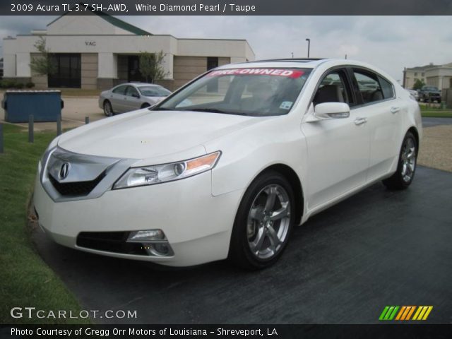 2009 Acura TL 3.7 SH-AWD in White Diamond Pearl